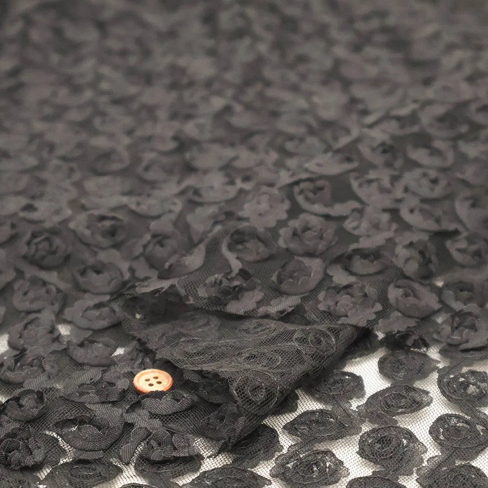 Made in China Polyester Lace Fabric - Flowers - nomura tailor