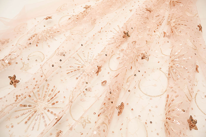 Made in China Nylon Tulle Fabric - Star - nomura tailor