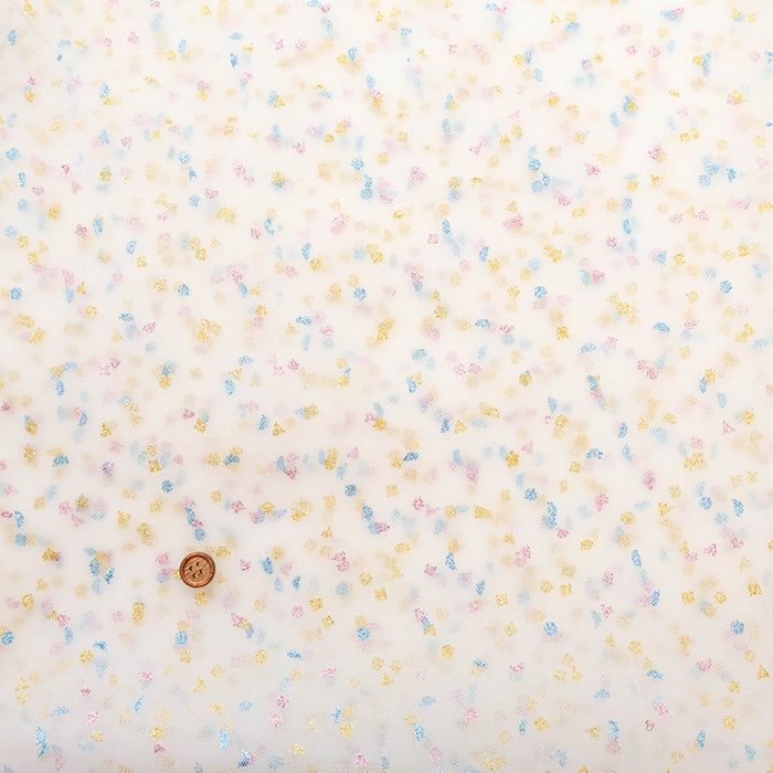 Made in China Nylon Tulle Fabric - Lame (Glitter) - nomura tailor