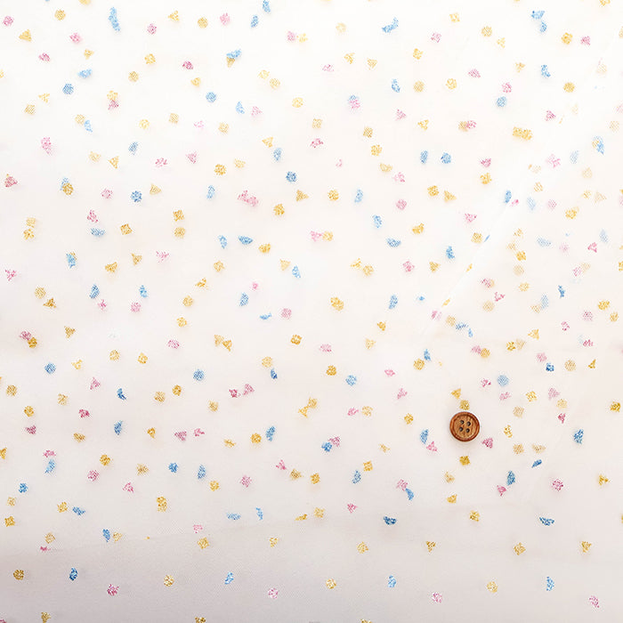 Made in China Nylon Tulle Fabric - Lame (Glitter) - nomura tailor
