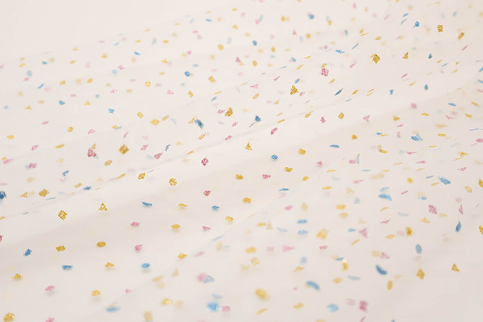 Made in China Nylon Tulle Fabric - Lame (Glitter) - nomura tailor