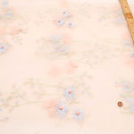 Made in China Nylon Tulle Fabric - Pompon flower - nomura tailor