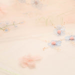 Made in China Nylon Tulle Fabric - Pompon flower - nomura tailor