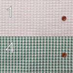 Water absorbing quick -drying Tome Relai Cool Knit fabric Gingham - nomura tailor