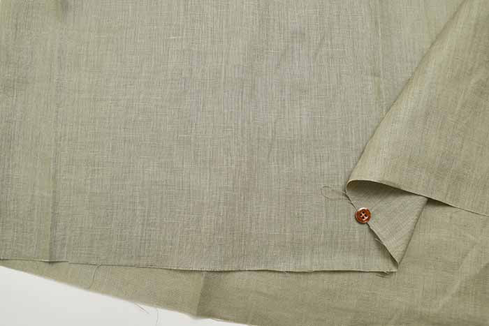 Cool Classic Processing Campfire Linen Fabric Sudden Correspondence << Cold Color >> - nomura tailor