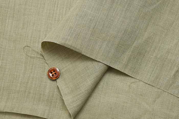 Cool Classic Processing Campfire Linen Fabric Sudden Correspondence << Cold Color >> - nomura tailor