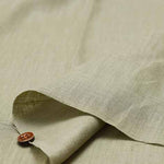 Cool Classic Processing Campfire Linen Fabric Sudden Correspondence << Cold Color >> - nomura tailor