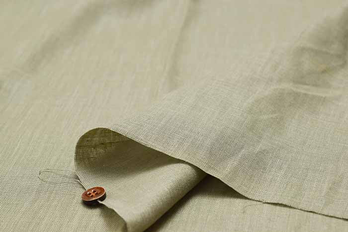 Cool Classic Processing Campfire Linen Fabric Sudden Correspondence << Cold Color >> - nomura tailor