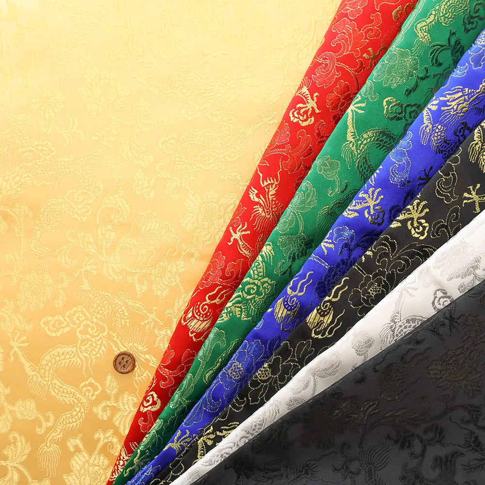 Made in China China Jacquard Fabric - Flowers and Dragon - nomura tailor