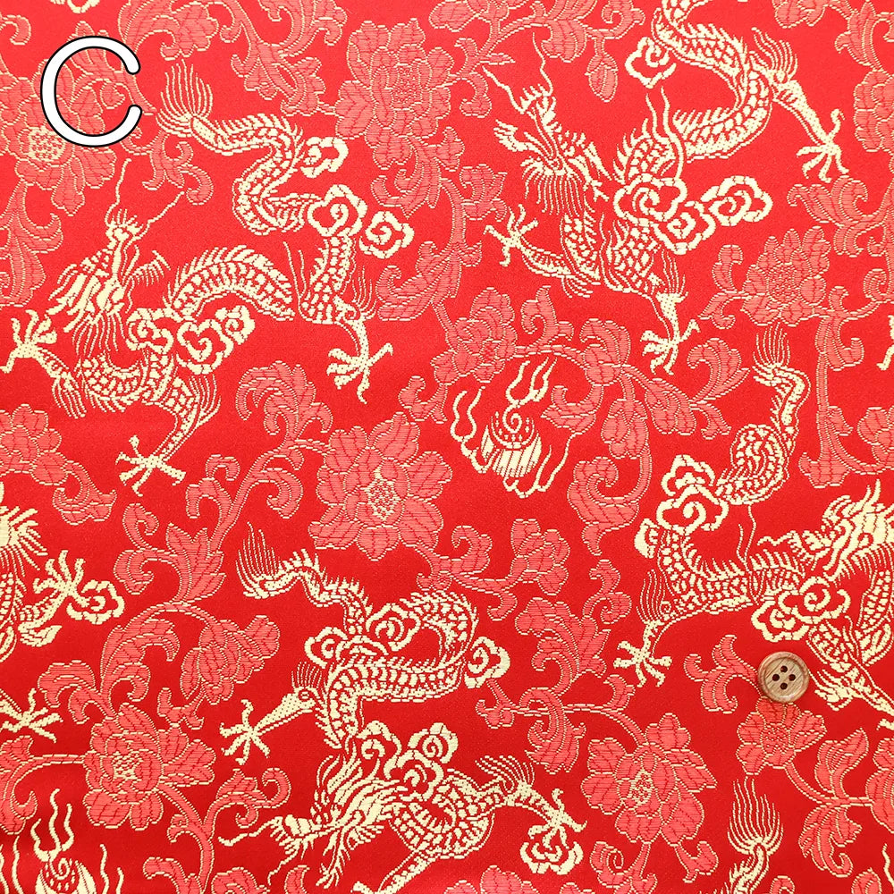 Made in China China Jacquard Fabric - Flowers and Dragon - nomura tailor