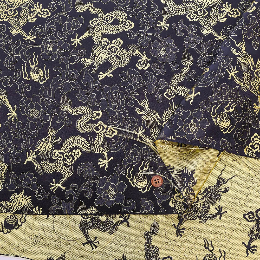 Made in China China Jacquard Fabric - Flowers and Dragon - nomura tailor