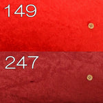 Made in Korea Polyester Crushed Velour Fabric - Plain ＜暖色＞ - nomura tailor