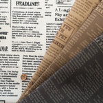Polyester Oxford Printed Fabric - English Letters - nomura tailor
