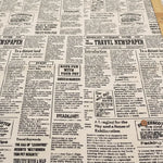 Polyester Oxford Printed Fabric - English Letters - nomura tailor