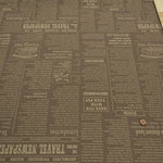 Polyester Oxford Printed Fabric - English Letters - nomura tailor
