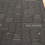 Polyester Oxford Printed Fabric - English Letters - nomura tailor