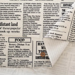 Polyester Oxford Printed Fabric - English Letters - nomura tailor