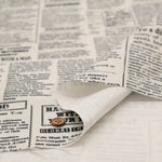 Polyester Oxford Printed Fabric - English Letters - nomura tailor