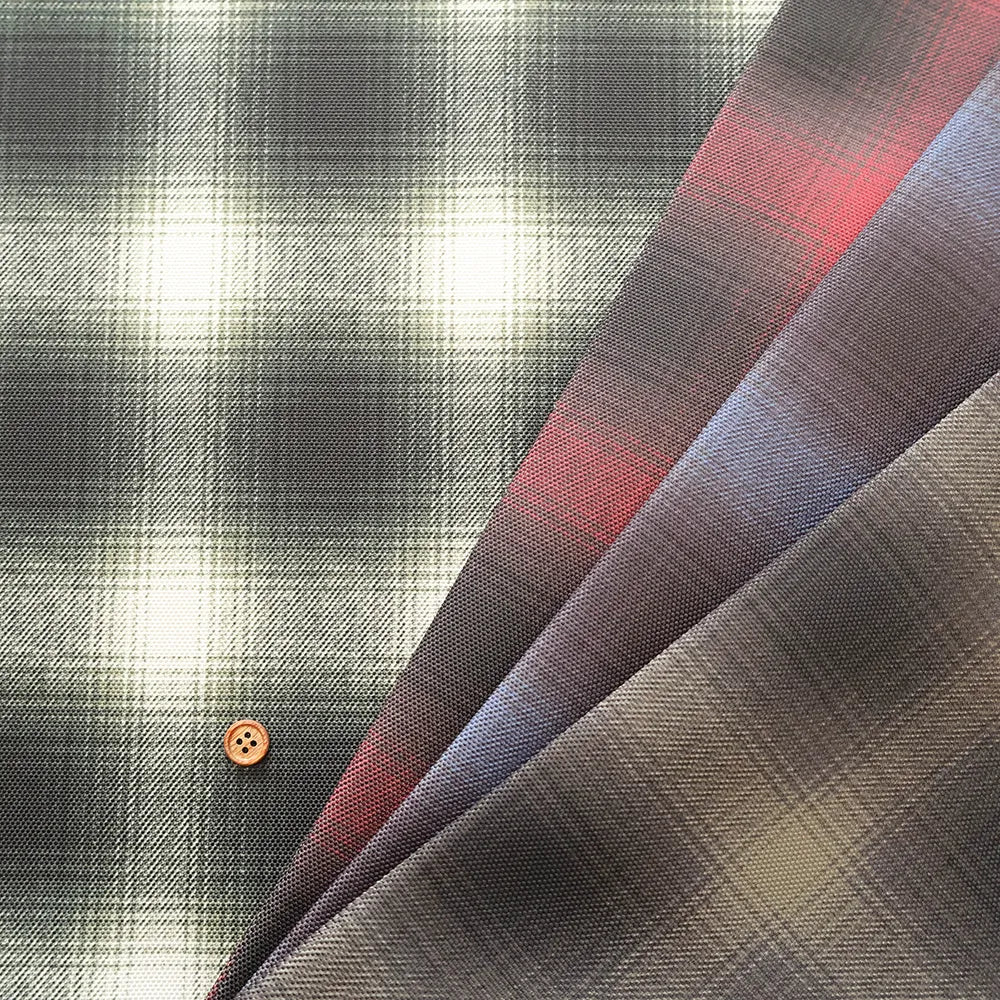 Polyester Oxford Printed Fabric - Check - nomura tailor
