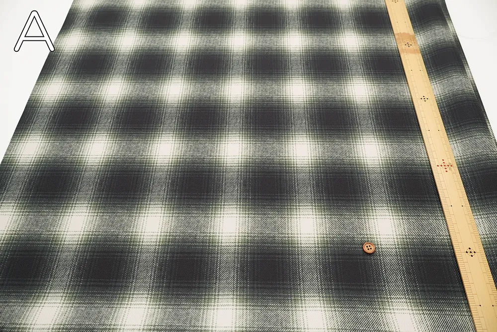 Polyester Oxford Printed Fabric - Check - nomura tailor