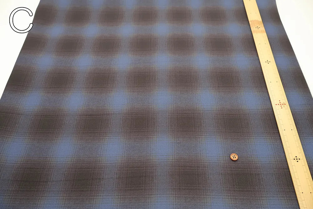 Polyester Oxford Printed Fabric - Check - nomura tailor