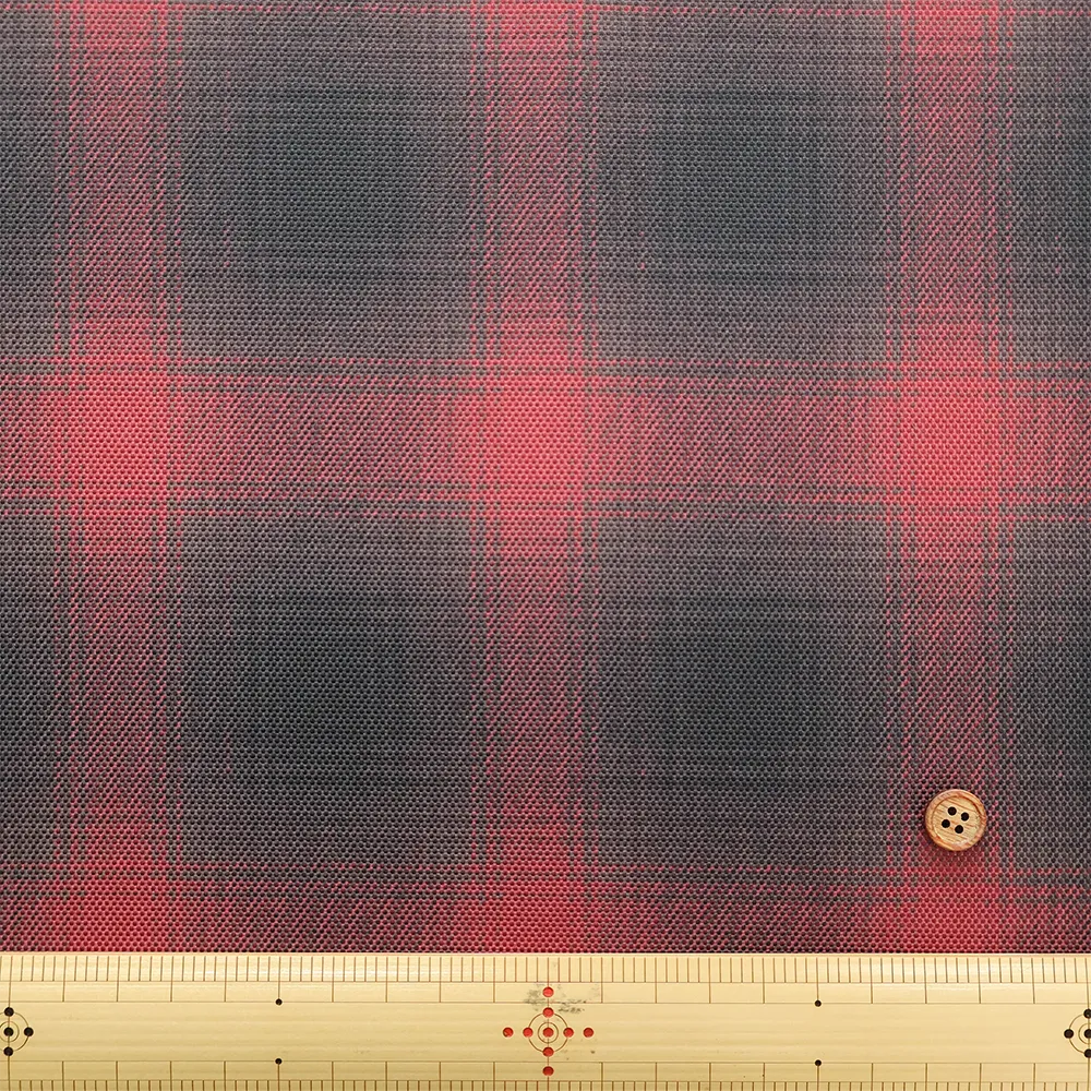 Polyester Oxford Printed Fabric - Check - nomura tailor