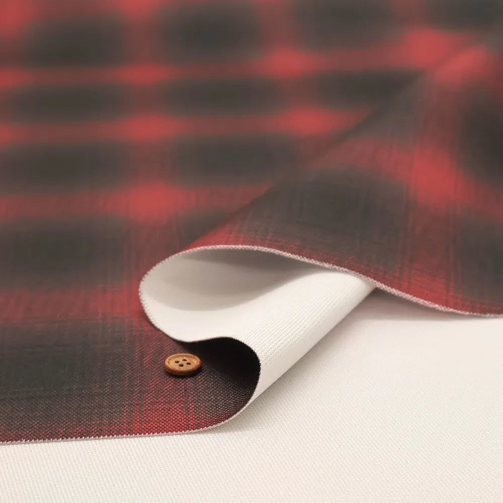 Polyester Oxford Printed Fabric - Check - nomura tailor