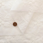 Cotton 60 Lawn Over Lace Fabric - Flowers - nomura tailor