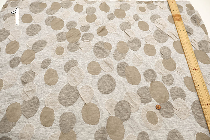 Dots Jacquard Knit Fabric - nomura tailor