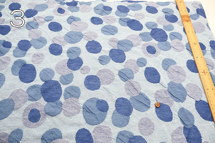 Dots Jacquard Knit Fabric - nomura tailor