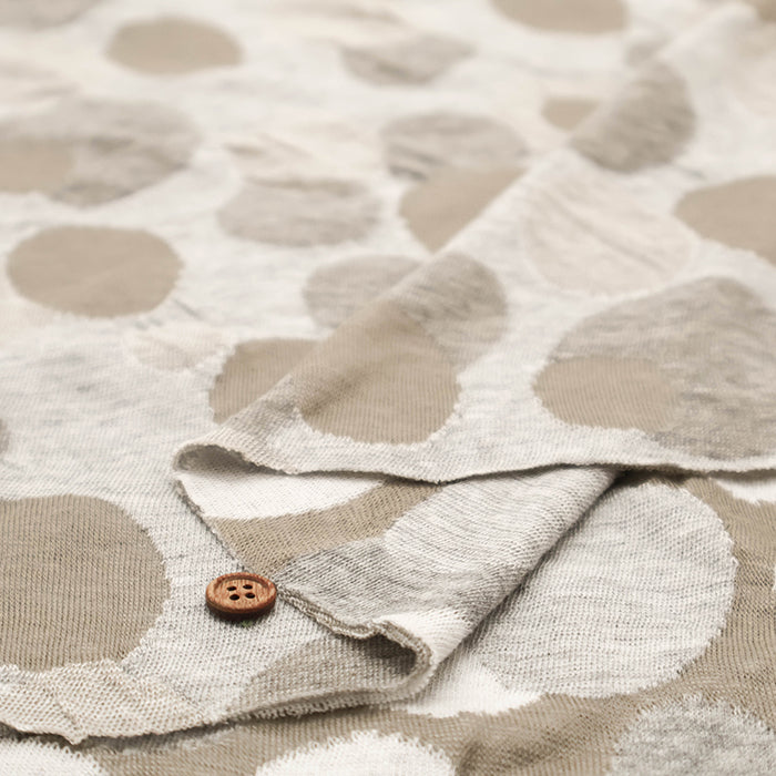 Dots Jacquard Knit Fabric - nomura tailor