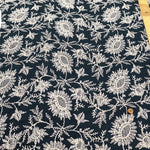 Cotton 60 Lawn Flower Lace Fabric - nomura tailor