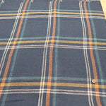 Linen Yarn-Dyed Line Fabric - Check - nomura tailor