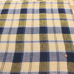 Linen Yarn-Dyed Line Fabric - Madras Check - nomura tailor