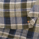 Linen Yarn-Dyed Line Fabric - Madras Check - nomura tailor