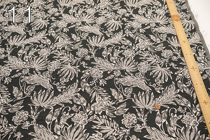 T/C Stretch Jacquard Fabric - Botanical - nomura tailor