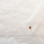 Cotton 60 Lawn Over Lace Fabric - Stripe - nomura tailor