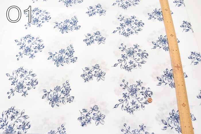 Cotton 60 Loan Lace Fabric Flower - nomura tailor