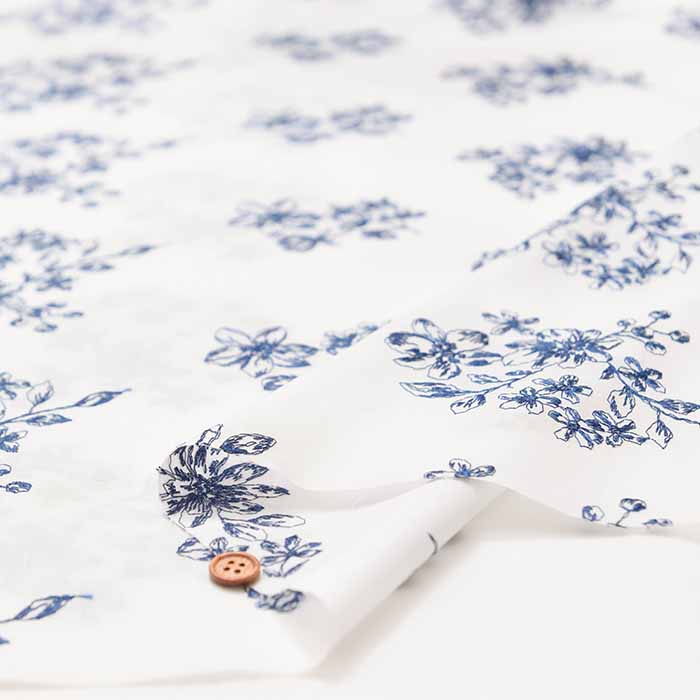 Cotton 60 Loan Lace Fabric Flower - nomura tailor