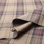 48 twin yarn merino wool classic wool fabric tartan - nomura tailor