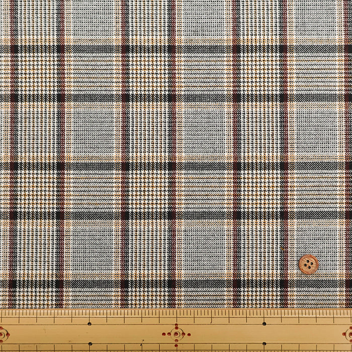 T/R Check Pattern Fabric - nomura tailor