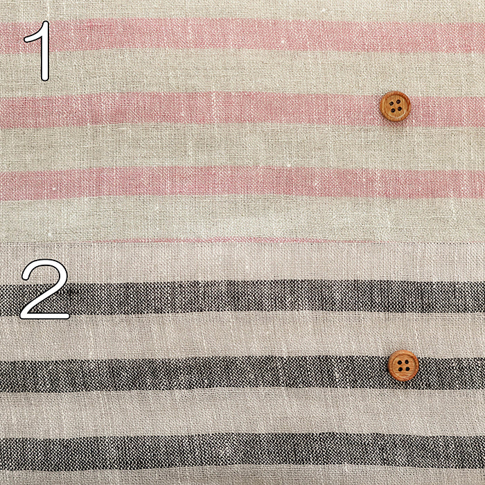 Linen Border Fabric - nomura tailor