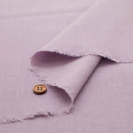 UV-treated, Cool Touch, Moisture Absorption & Quick Dry Linen-like Washer Fabric - Plain - nomura tailor
