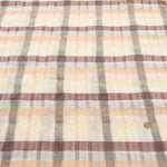 Cotton Silk Printed Fabric - Check - nomura tailor
