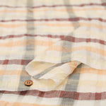 Cotton Silk Printed Fabric - Check - nomura tailor