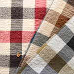 Cotton Modal Printed Fabric - Check - nomura tailor