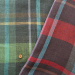 Yarn-dyed Linen Check Fabric - nomura tailor