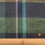 Yarn-dyed Linen Check Fabric - nomura tailor