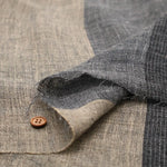 Yarn-dyed Linen Striped Fabric - nomura tailor