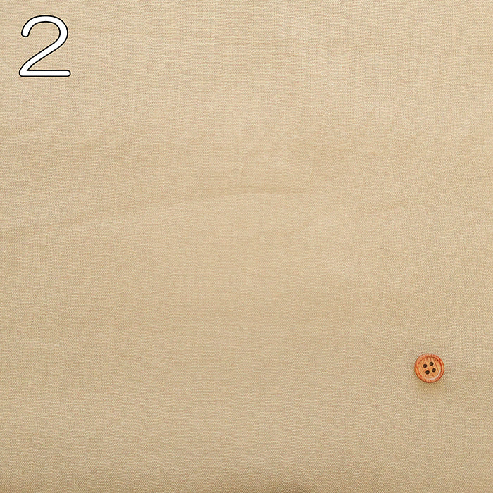 Linen Rayon Stretch Fabric - Plain - nomura tailor